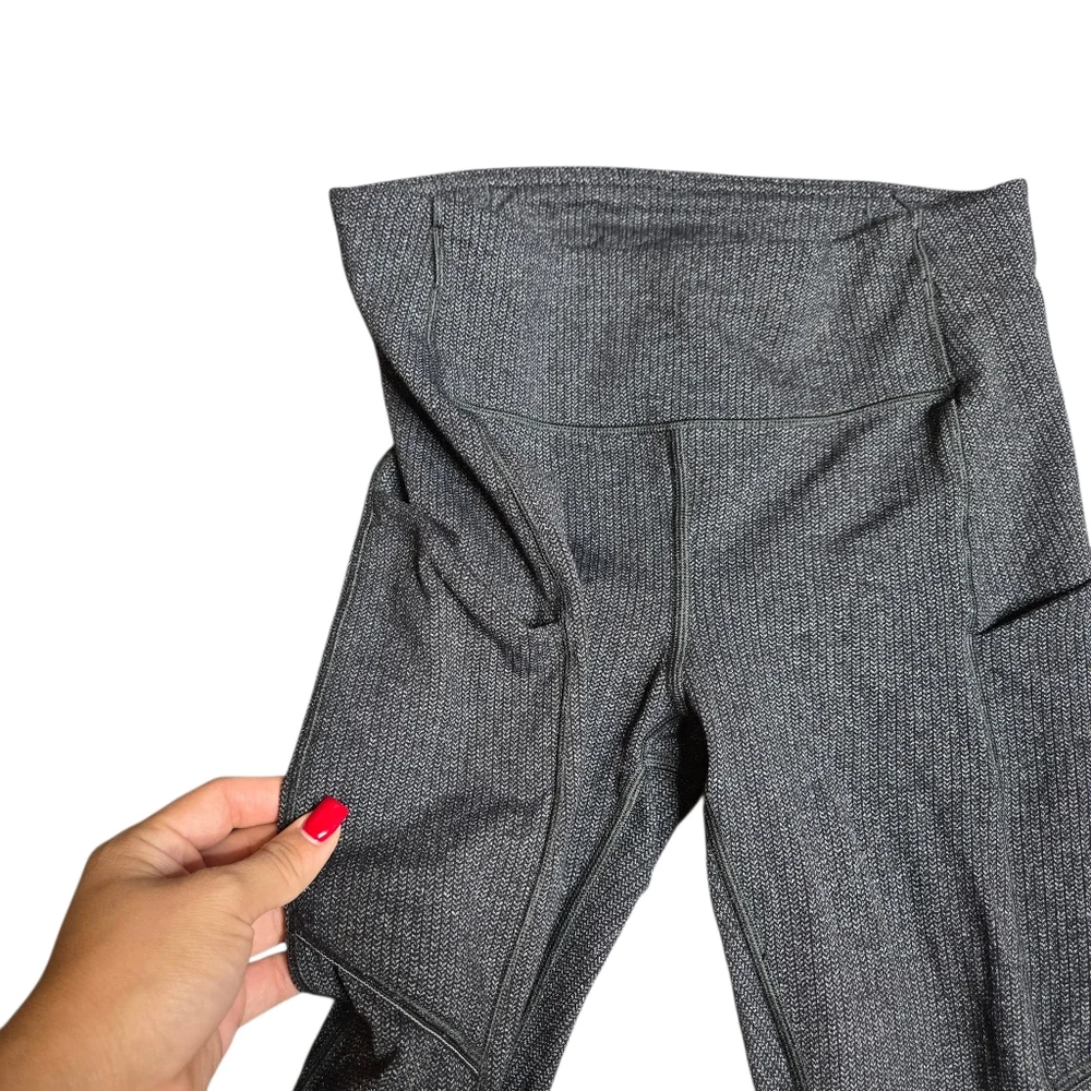 Lululemon Speed Up Tight Power Luxetreme‎ Variegated Knit Herringbone 4